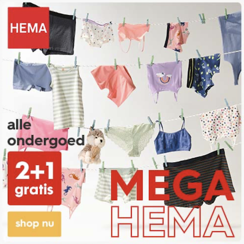 Mega HEMA = mega voordeel!