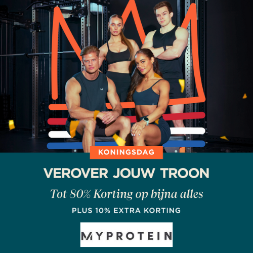 Koningsdagactie van Myprotein