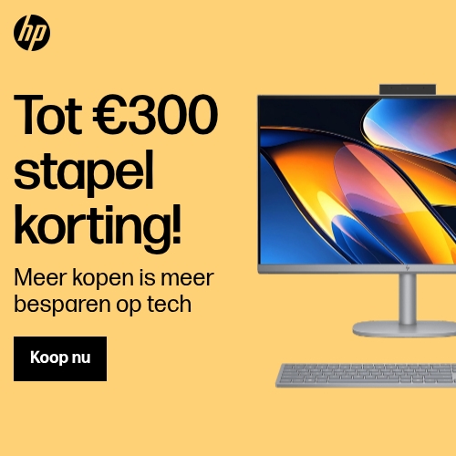 Tot €300 Stapelkorting bij HP!