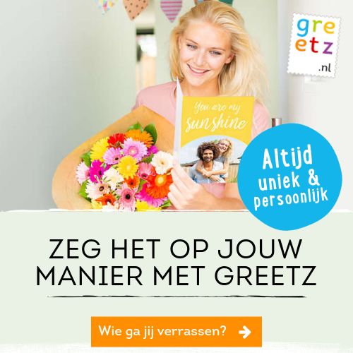 🎈 Zeg het met Greetz!