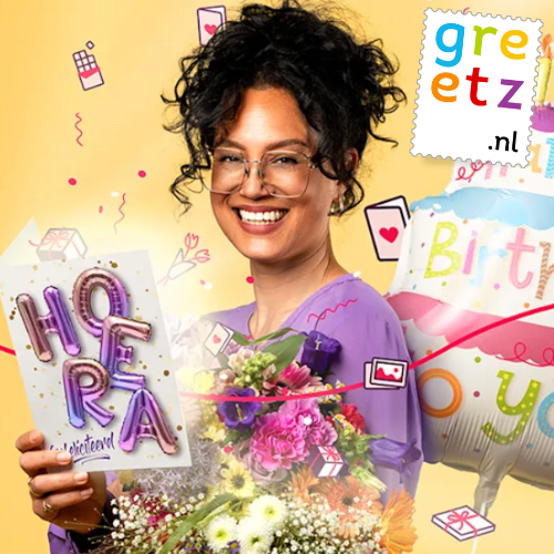 🎈 Zeg het met Greetz!