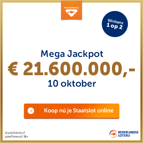 📣 Mis de Mega Jackpot niet!