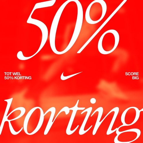 Nike | Scoor nu tot -50%!