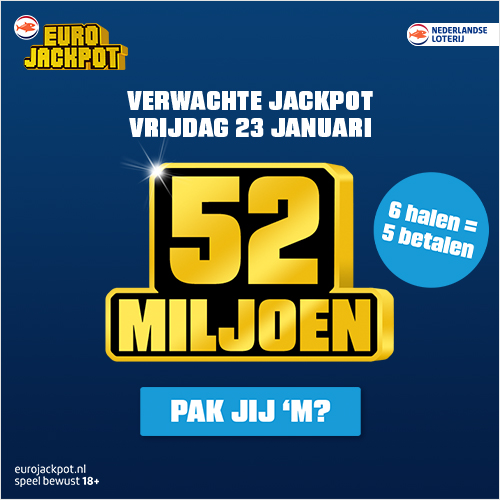 52 miljoen te winnen!