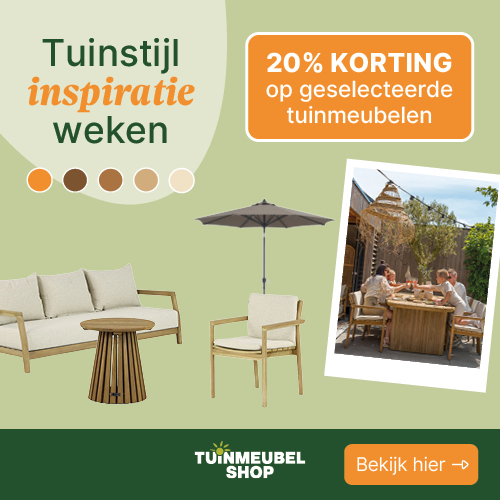 Tuinmeubelshop: nu -20%!