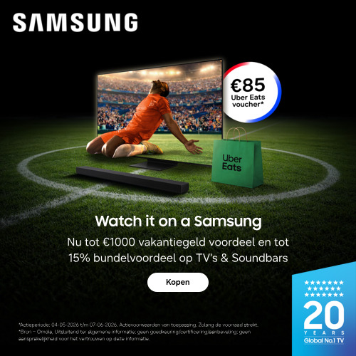 Tot €1000 voordeel op TV & Soundbars