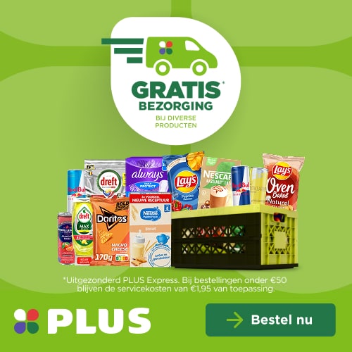 Je boodschappen gratis bezorgd 🚚