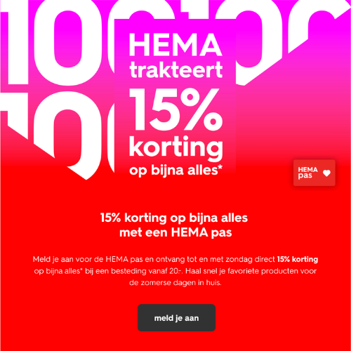 Korting cadeau bij HEMA 💯