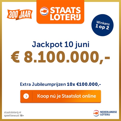 Koop hier je digitale Staatslot!