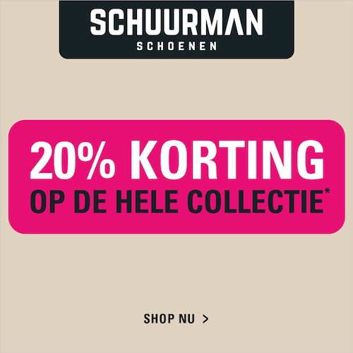 20% korting op de hele collectie!