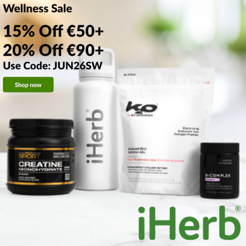 Wellness Sale bij iHerb 🌿