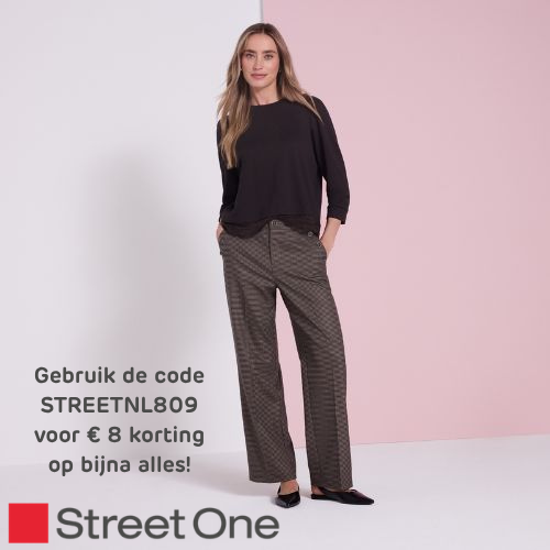 NU -€8 bij Street One!
