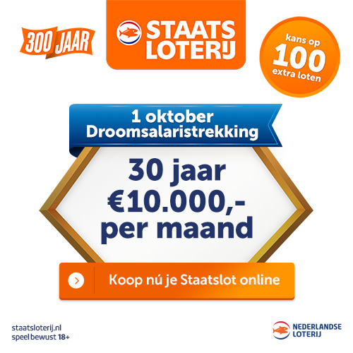 Droomsalaristrekking 1 oktober